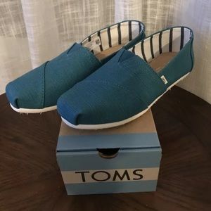 Turquoise Toms Shoes, The Venice Collection